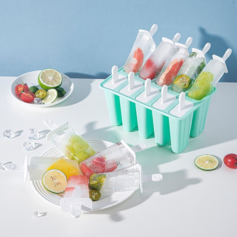 Forma na zmrzlinové tyčinky Mosodo, DIY forma na nanuk, silikónová forma, forma na nanuk s tyčinkou, domáce tyčinky na nanuk, kuchynské náradie