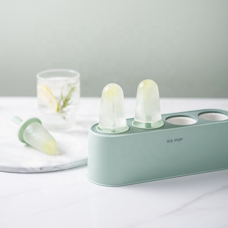 Silikónová forma na zmrzlinu DIY, forma na ľad, nanuk, domáca krabica na výrobu nanukov, chladnička, rýchlomraznička
