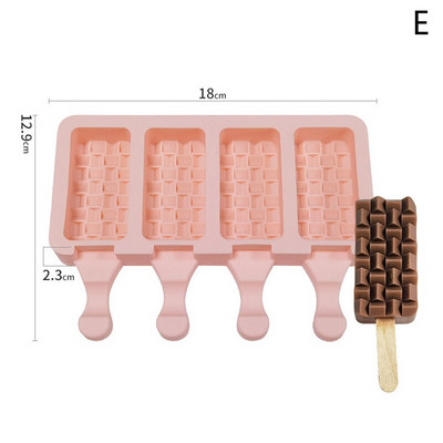 Silikónová forma na zmrzlinu, kreatívna forma na pečivo, forma na zmrzlinu