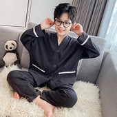 Gyermek kétrészes pizsama fiúknak - gombokkal