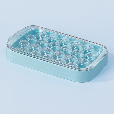 Tácky na ľadové kocky so silikónovým dnom, úložná nádoba na ľadové kocky s vekom, formičky na ľad na chladné nápoje, kuchynské náradie, príslušenstvo