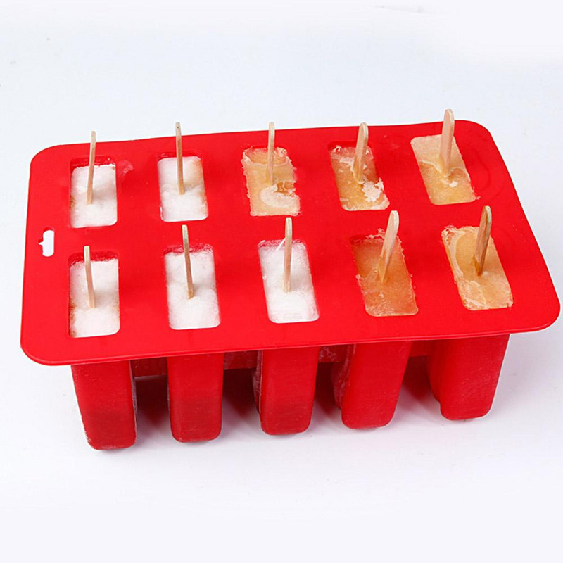 10-dierková silikónová forma, domáca DIY forma na ľad, forma na zmrzlinu, čokoládu, kuchynské doplnky