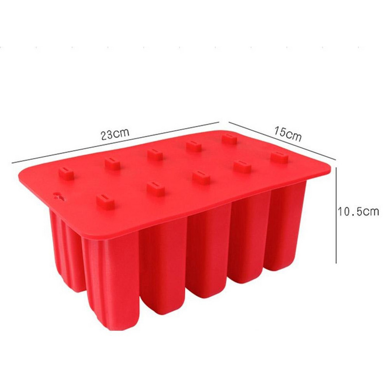 10-dierková silikónová forma, domáca DIY forma na ľad, forma na zmrzlinu, čokoládu, kuchynské doplnky