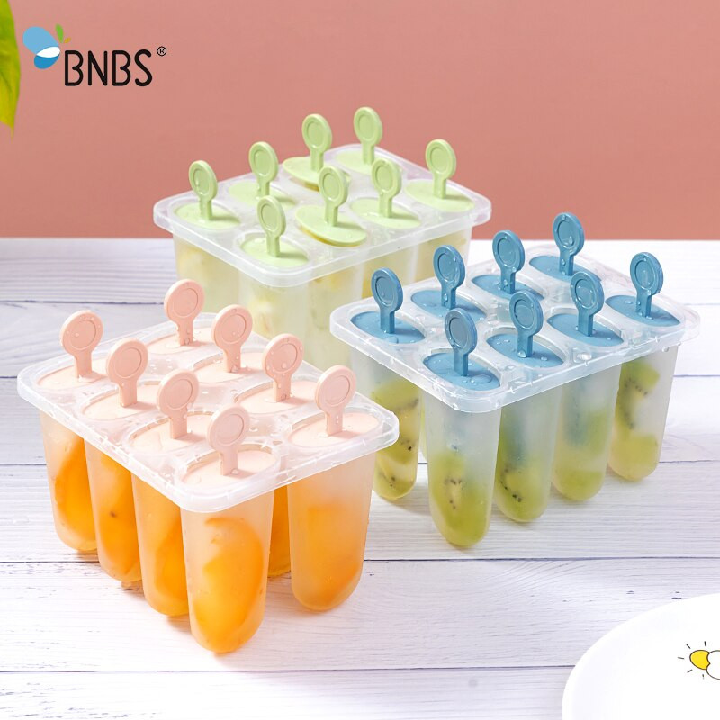 Domáca DIY forma na ľad, 8 mriežok, plastová forma na zmrzlinu s rukoväťou, výrobník ľadových kociek, kuchynské náradie, kuchynské príslušenstvo