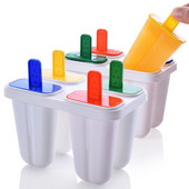 Balenie 2 foriem na nanuky, výrobca nanukov, forma na nanuk, forma na zmrzlinu, opakovane použiteľné, ľahko uvoľniteľné formy na praskanie ľadu