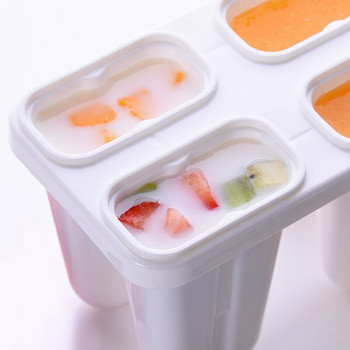 2 Συσκευασίες καλουπιών Popsicle Maker Φόρμα παγωτού Popsicle Mold Mold Ice Cream Multiable Easy Release Ice Popping Form