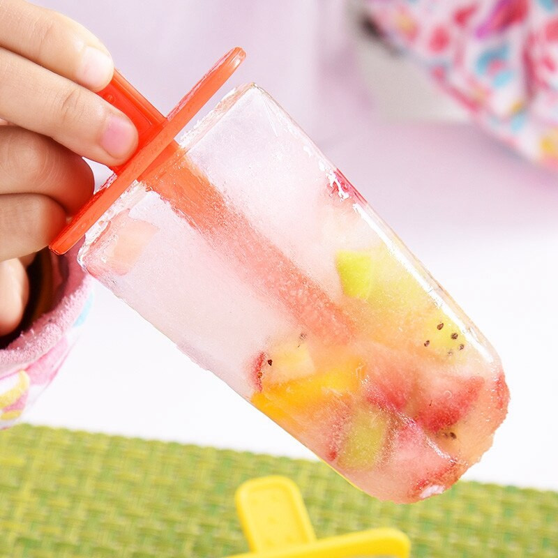 Balenie 2 foriem na nanuky, výrobca nanukov, forma na nanuk, forma na zmrzlinu, opakovane použiteľné, ľahko uvoľniteľné formy na praskanie ľadu