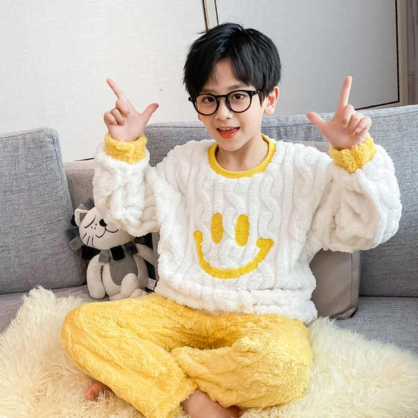 Nadýchaná detská blúzka a spodné pyžamo pre chlapcov