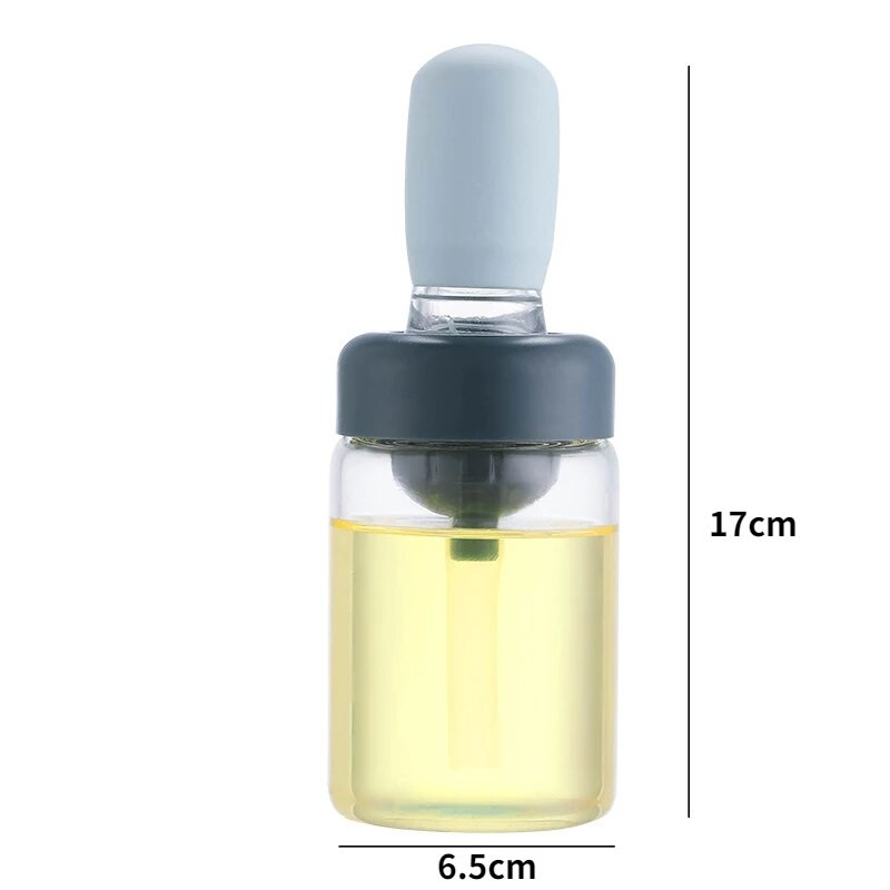 Silikónový olej do kuchyne, štetec na fľaše na pečenie, gril, dávkovač oleja na gril, sklenené fľaše, pečivo, steak, olej v spreji, pečenie, BBQ nástroj