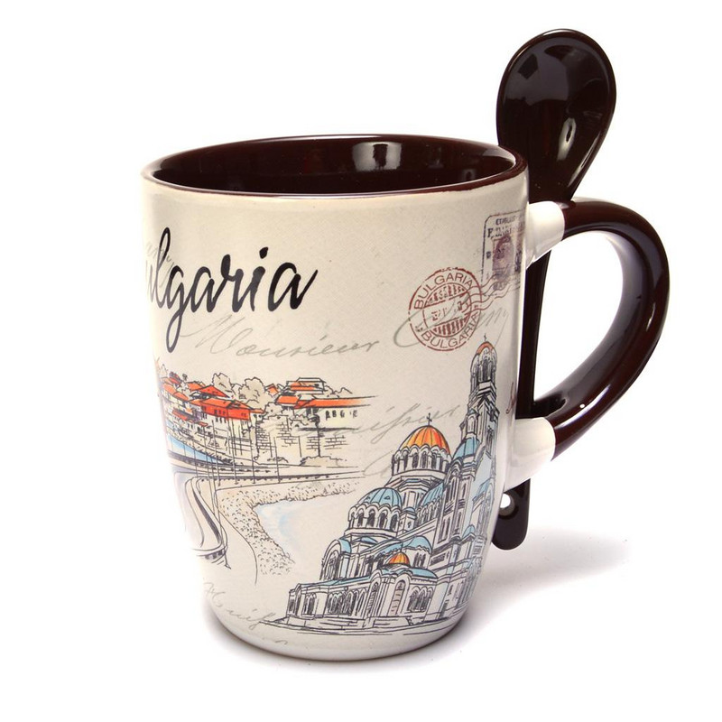 Чаша Ahelos, Керамична, За чай, 8х11.2 см.