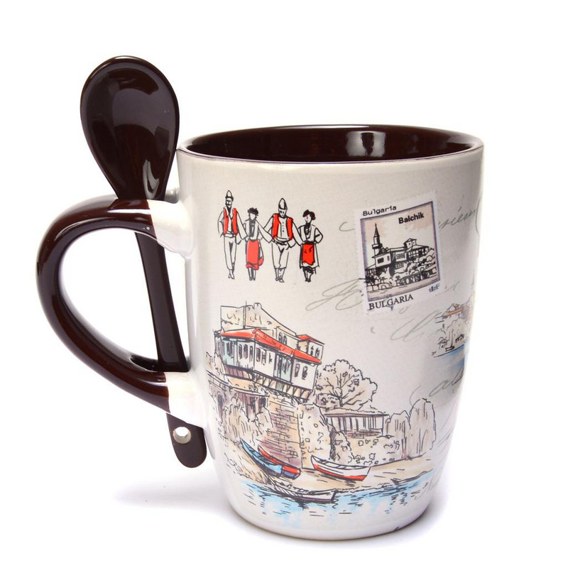 Чаша Ahelos, Керамична, За чай, 8х11.2 см.