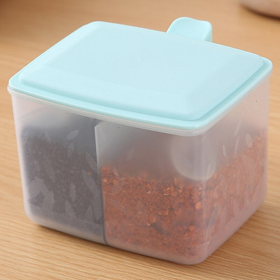 Organizér na korenie, cukornička, soľnička, nádoba na korenie, krabičky na korenie s lyžičkami, sada na odkladanie kuchynských potrieb