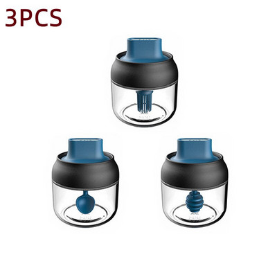 280ml sklenené koreničky s lyžičkou, olejovou kefkou, soľničkou a koreničkou, cukorničkou do kuchyne, organizér na korenie, úložný priestor