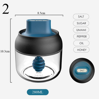 280ml sklenené koreničky s lyžičkou, olejovou kefkou, soľničkou a koreničkou, cukorničkou do kuchyne, organizér na korenie, úložný priestor