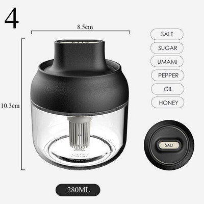 280ml sklenené koreničky s lyžičkou, olejovou kefkou, soľničkou a koreničkou, cukorničkou do kuchyne, organizér na korenie, úložný priestor