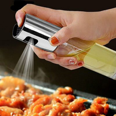 Konyhai olívaolaj spray palack szivattyú olajedény Szivárgásmentes olajadagoló grill permetező fűszerező edények főzőedények kinyomható palackok