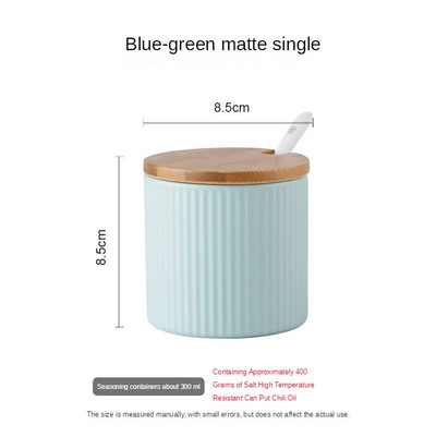 Keramická koreniaca nádoba, kombinovaná koreniaca krabica, jedna kuchynská koreniaca nádoba, glutaman sodný, cukor, soľ, koreniaca krabica pre domácnosť