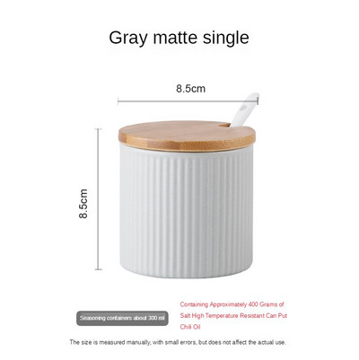 Keramická koreniaca nádoba, kombinovaná koreniaca krabica, jedna kuchynská koreniaca nádoba, glutaman sodný, cukor, soľ, koreniaca krabica pre domácnosť