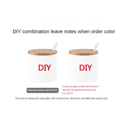 Keramická koreniaca nádoba, kombinovaná koreniaca krabica, jedna kuchynská koreniaca nádoba, glutaman sodný, cukor, soľ, koreniaca krabica pre domácnosť