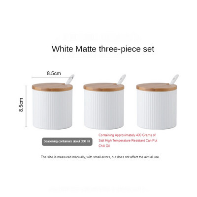 Keramická koreniaca nádoba, kombinovaná koreniaca krabica, jedna kuchynská koreniaca nádoba, glutaman sodný, cukor, soľ, koreniaca krabica pre domácnosť