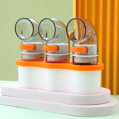 Kvantitatívna korenie Soľnička Lisovací typ Kontrola soli a vlhkosťotesná tesniaca nádrž Domáce grilovanie Korenie Nástroje