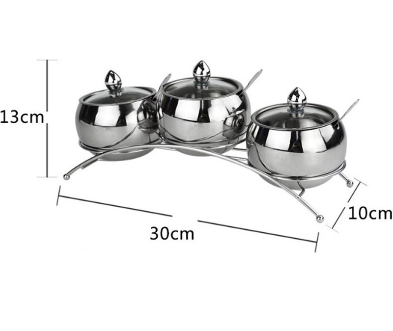 Nerezová oceľ 304, viečko z vizuálne skleneného sklíčka, korenie, soľnička a korenie, poháre na korenie, fľaša, kuchynské náradie, sada soli a korenia