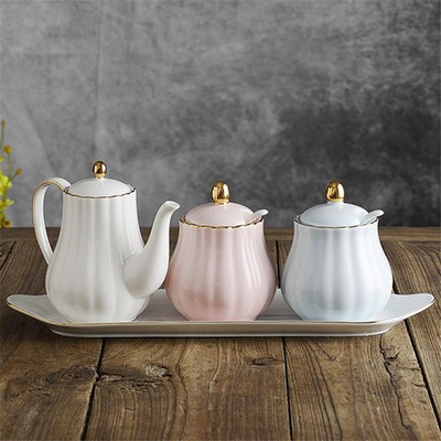 Kreatívna kuchynská keramická koreniaca nádoba, trojdielna koreniaca nádoba, kombinácia soľničky, plechovky na chilli olej a domácnosť