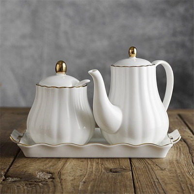 Kreatívna kuchynská keramická koreniaca nádoba, trojdielna koreniaca nádoba, kombinácia soľničky, plechovky na chilli olej a domácnosť