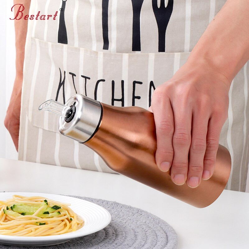 1 ks nepriepustná olejnička z nehrdzavejúcej ocele, prenosná nádoba na korenie, fľaše na sójovú omáčku, organizér na olejový ocot, kuchynská fľaša na olej