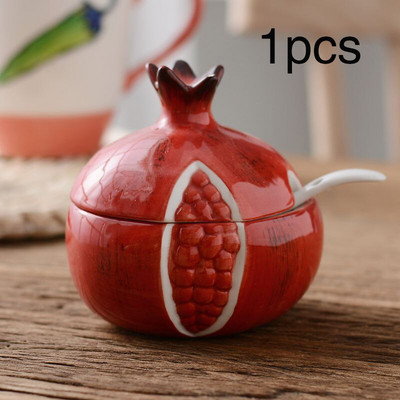 Keraminis prieskonių puodas virtuvės reikmenų dėžutė buitinė prieskonių lentynėlė prieskonių indeliai mini druskos ir pipirų plaktuvų rinkinys