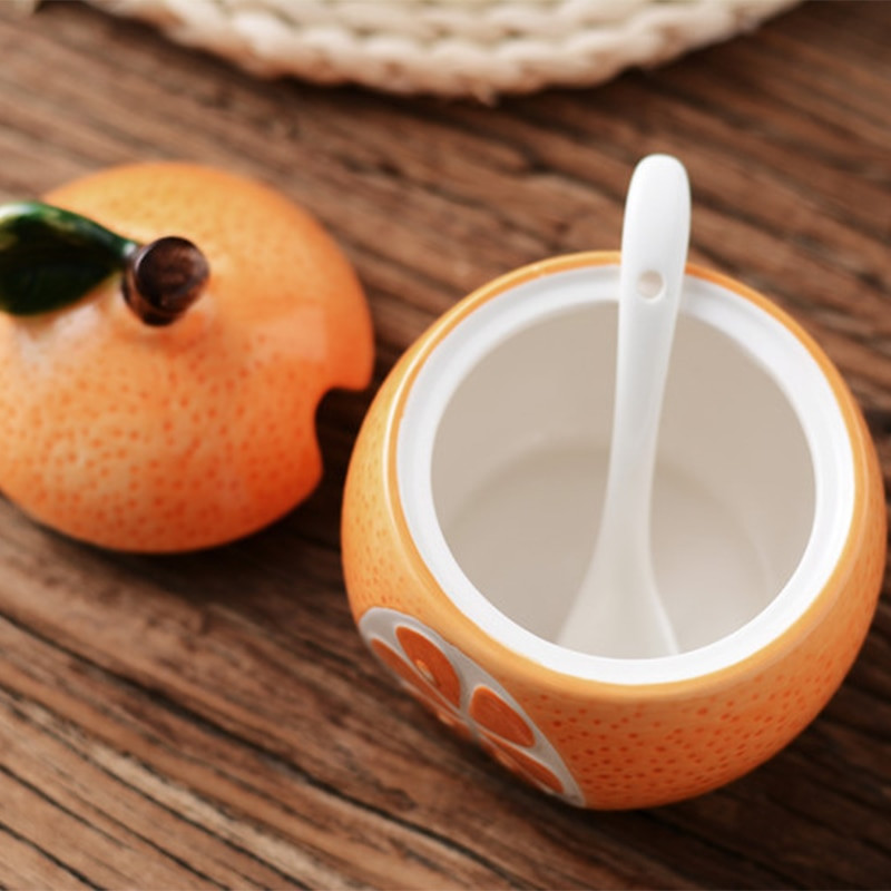 Keraminis prieskonių puodas virtuvės reikmenų dėžutė buitinė prieskonių lentynėlė prieskonių indeliai mini druskos ir pipirų plaktuvų rinkinys