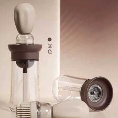 180ml silikónová fľaša na kuchynský olej 2 v 1 kvapkadlo na grilovanie, odmerka na olej, štetec na olej na grilovanie, sprej na olej, fľaša na varenie