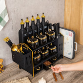 Severský moderný stojan na koreniny, keramický úložný box na soľ a korenie, cukornička, korenie s vekom, kuchynské doplnky Especiero