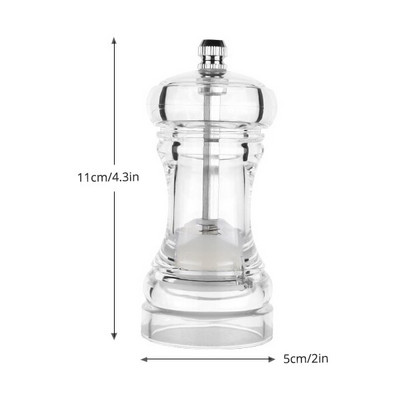 Konco Akrylový mlynček na korenie a soľ, mlynček na korenie, ručný mlynček na korenie, mlynček na soľ a korenie, kuchynský gadget