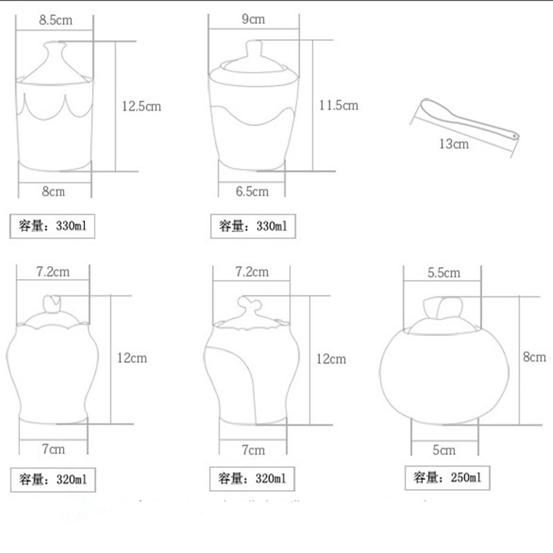 Špeciálna ponuka Keramická sada koreniacich pohárov s tromi dielmi Kovová polica Sada kuchynských koreniacich pohárov Viacfarebná soľnička Sada kuchynských dóz