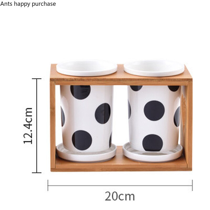 „Polka Dot“ keramikos prieskonių talpykla, prieskonių stiklainis, kombinuotas virtuvės prieskonių dėžutė „Nordic“ druskos plaktuvas – buitinės virtuvės reikmenys