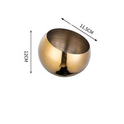 Zlatá zlatá nerezová úložná miska, tácka na KTV, misky, nádoba na soľ, úložná fľaša, úložná nádoba na korenie, cukríky, miska na sójovú omáčku