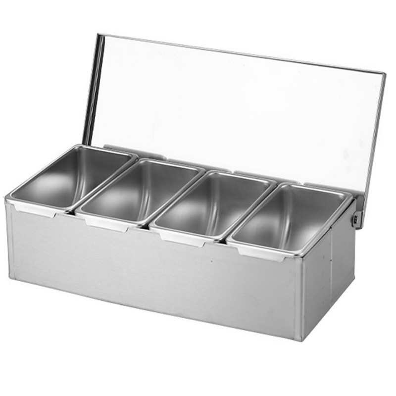 Sada odolných koriacich nádob z nehrdzavejúcej ocele, koreniaca krabička, koreniaca nádoba, stojan na korenie, štvorcová fľaša s krytom