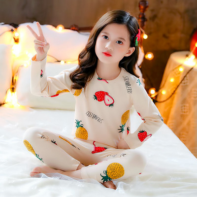 Dvojdielne bavlnené pyžamo pre dievčatá - rôzne vzory