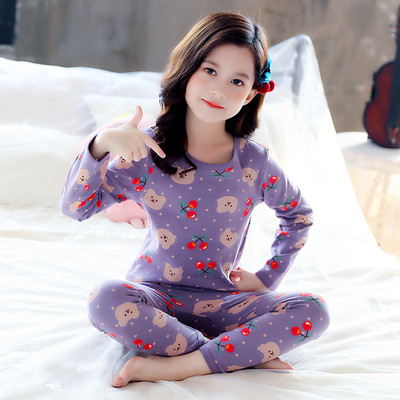 Dvojdielne bavlnené pyžamo pre dievčatá - rôzne vzory