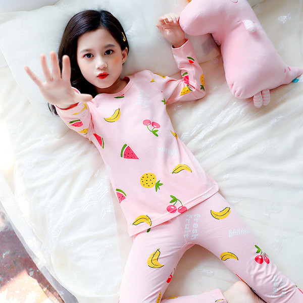 Dvojdielne bavlnené pyžamo pre dievčatá - rôzne vzory