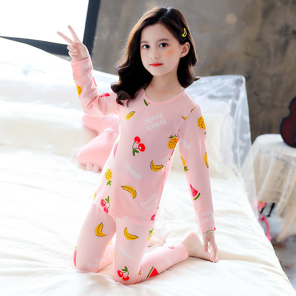 Dvojdielne bavlnené pyžamo pre dievčatá - rôzne vzory