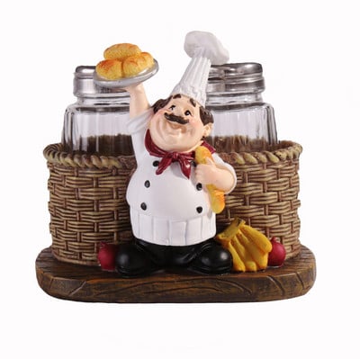 Minimalistické moderné kreatívne remeslá Darčeky Živicové ozdoby Roztomilé kuchárske koreničky Especiero Soľnička a korenička Baharat Takimlari