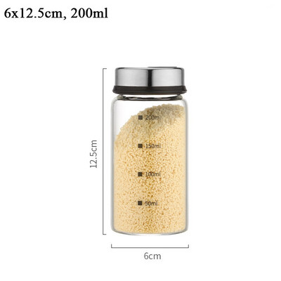 Sklenené nádoby na koreniny, organizér na korenie, nádoby na fľaše s korením, sklenené soľničky a koreničky, úložný držiak na kuchynské potreby