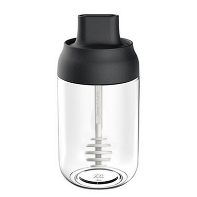 Korenička, korenie, fľaša s medom a lyžičkou, kuchynské korenie, soľ, olej, káva, med, nádoba, paprika, cesnak, úložný priestor