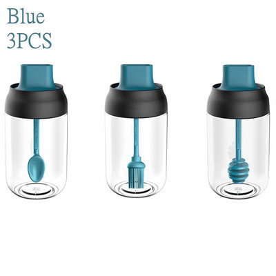 Korenička, korenie, fľaša s medom a lyžičkou, kuchynské korenie, soľ, olej, káva, med, nádoba, paprika, cesnak, úložný priestor