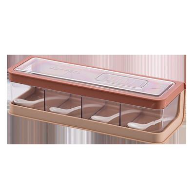 Domáca kuchynská korenie úložný box soľ korenie korenie stojan cukornička kuchynský gadget vybavenie sada korenie úložný box nástroj