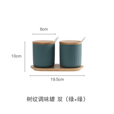 Severská keramická koreniaca nádoba na korenie, sada koreniacich boxov, kreatívna kuchynská soľnička do domácnosti, cukornička, korenie, stojan na potraviny