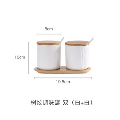 Severská keramická koreniaca nádoba na korenie, sada koreniacich boxov, kreatívna kuchynská soľnička do domácnosti, cukornička, korenie, stojan na potraviny