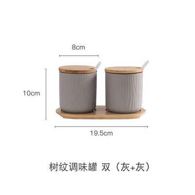 Severská keramická koreniaca nádoba na korenie, sada koreniacich boxov, kreatívna kuchynská soľnička do domácnosti, cukornička, korenie, stojan na potraviny